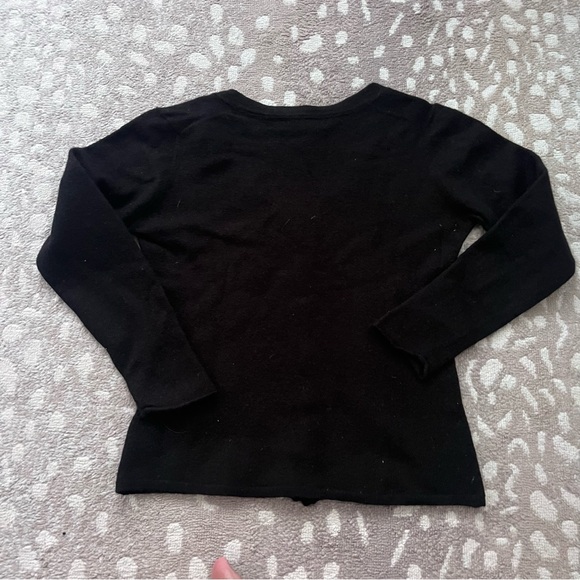 Burberry Black Cardigan Cashmere/wool Blend XS Women’s - Picture 8 of 9